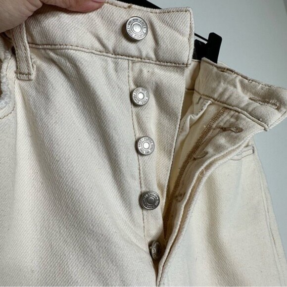 Free People Ranger Wide Leg Jeans in White - Picture 5 of 10